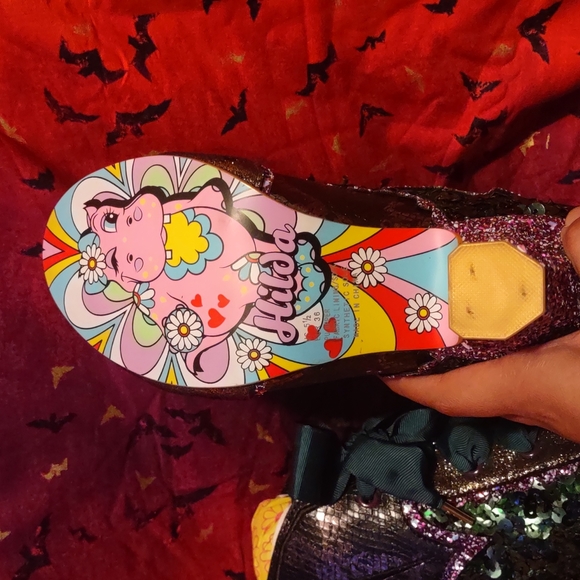 Modcloth Something wicked boot with bat detail size 5.5 - Picture 6 of 14